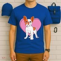 Funny Valentine's Day French Bulldog Dog Lover My Valentine Cute Gift T-Shirt thumb 6