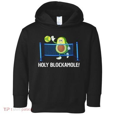 Funny Volleyball Design Volleyball Players Toddler Hoodie
