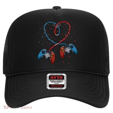 Funny Valentine's Day Gamer Couple Gift Controllers Heart Gift Hat