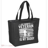 Father Veterans Day My Favorite Veteran Is My Daddy For Tote Bag thumb 2