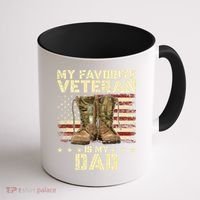 Father Veterans Day My Favorite Veteran Is My Dad Coffee Mug thumb 1