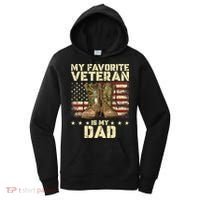 Father Veterans Day My Favorite Veteran Is My Dad Women's Hoodie thumb 0