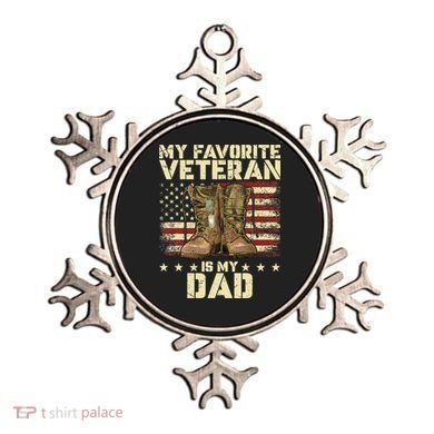 Father Veterans Day My Favorite Veteran Is My Dad Ornament