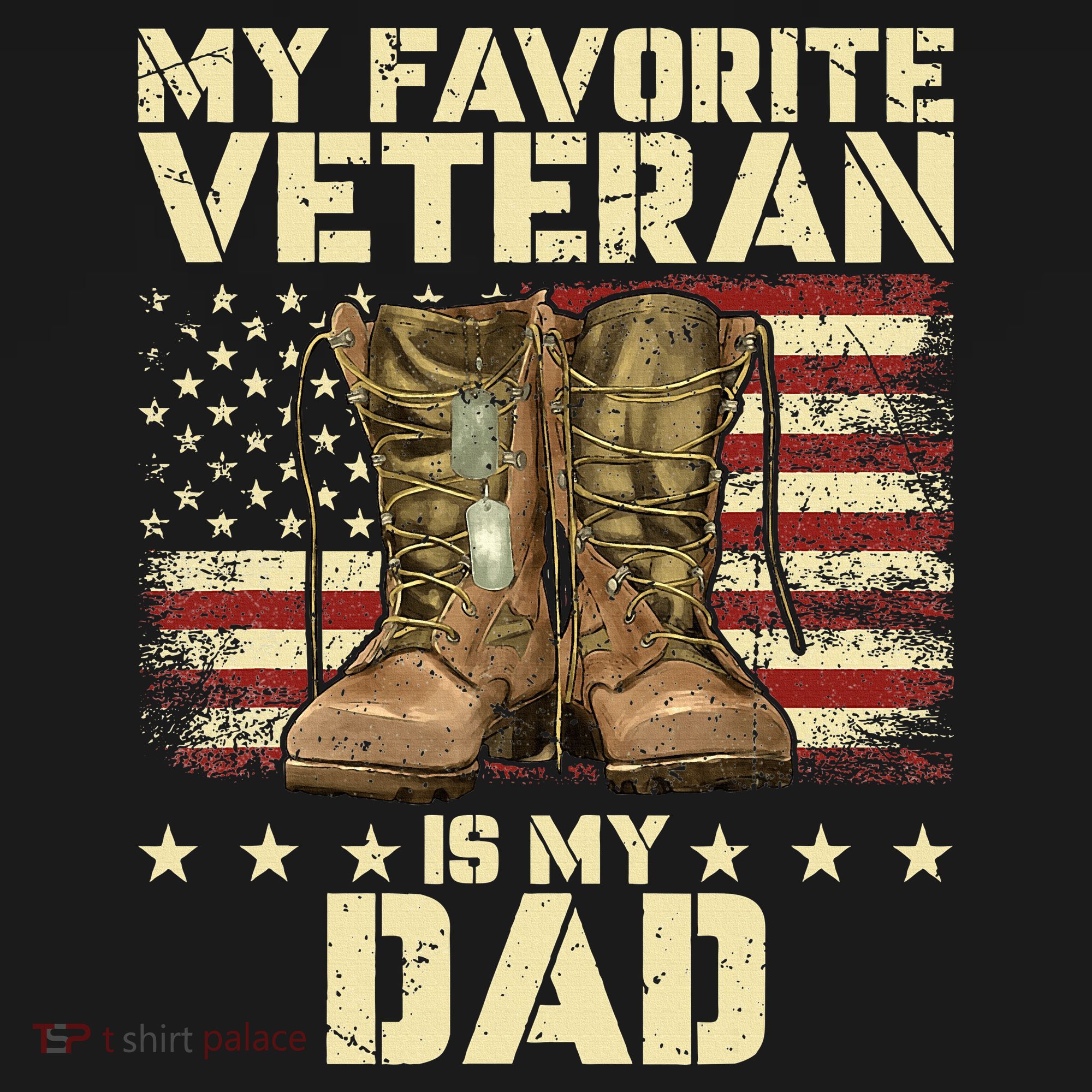 Father Veterans Day My Favorite Veteran Is My Dad Ornament