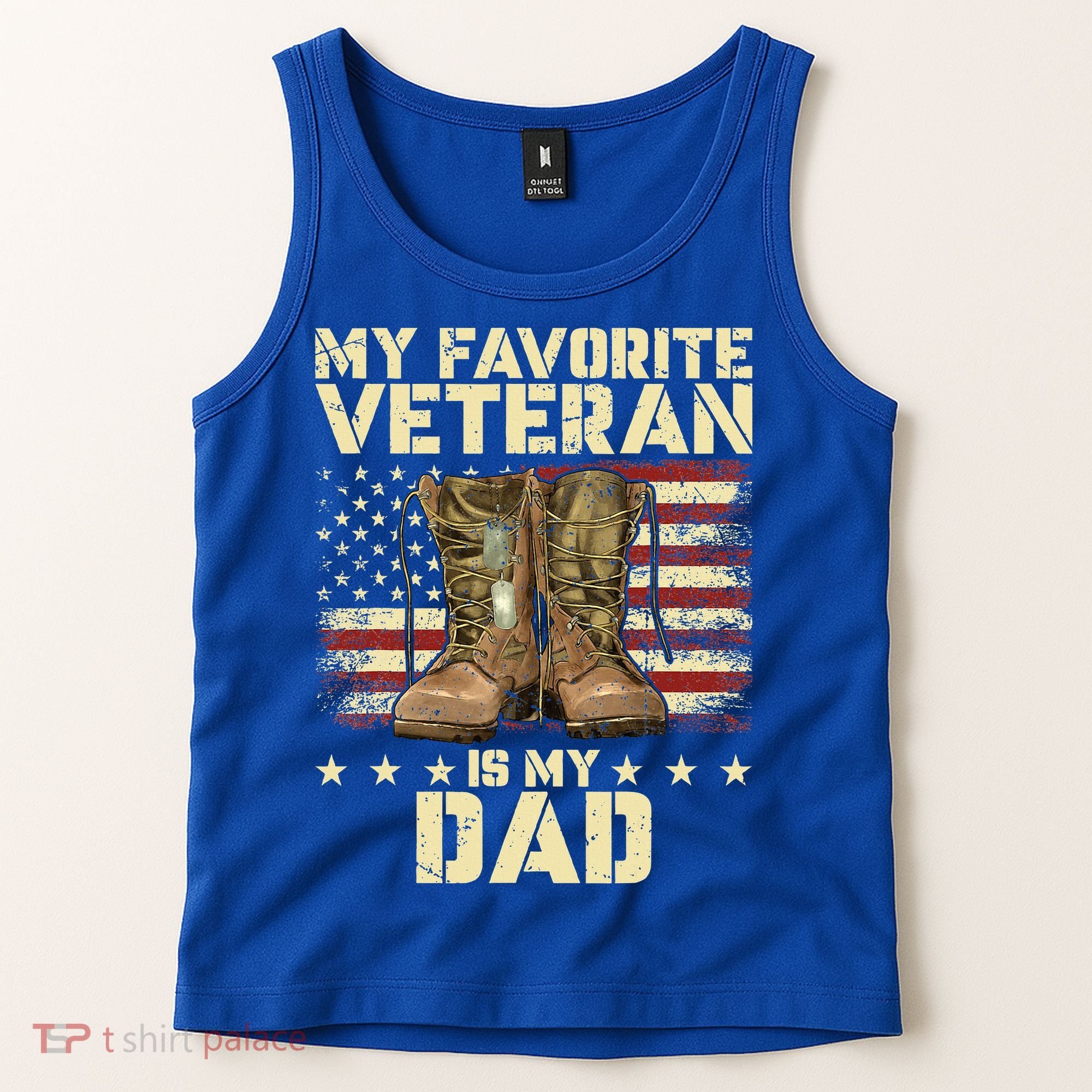 Father Veterans Day My Favorite Veteran Is My Dad Tank Top