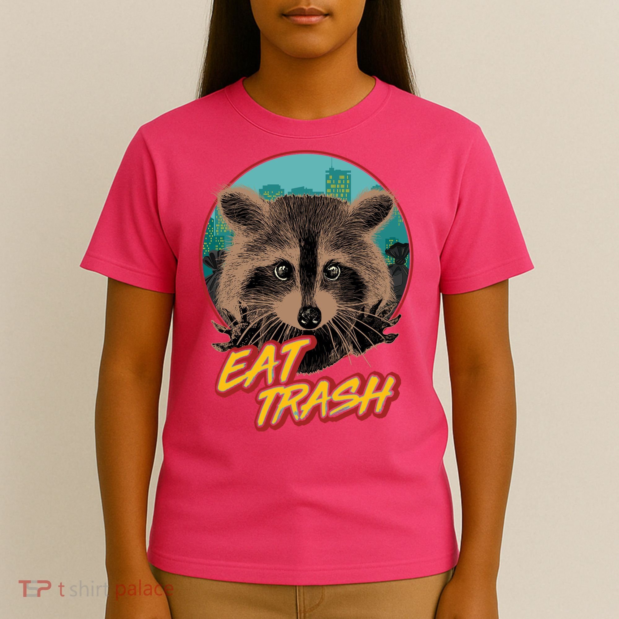 Funny Vintage Eat Trash Raccoon T-Shirt