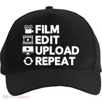 Funny Video Editing Gift Film Making Gift For Video Editor Five-Panel Snapback Cap thumb 0