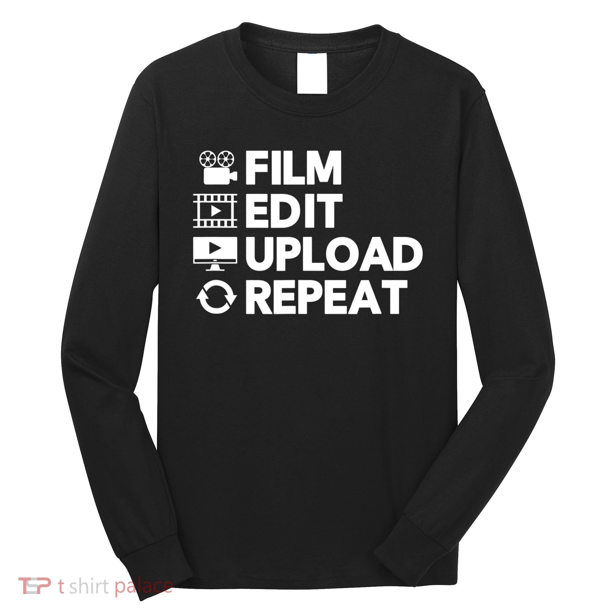 Funny Video Editing Gift Film Making Gift For Video Editor Long Sleeve Shirt