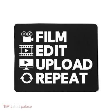 Funny Video Editing Gift Film Making Gift For Video Editor Mousepad