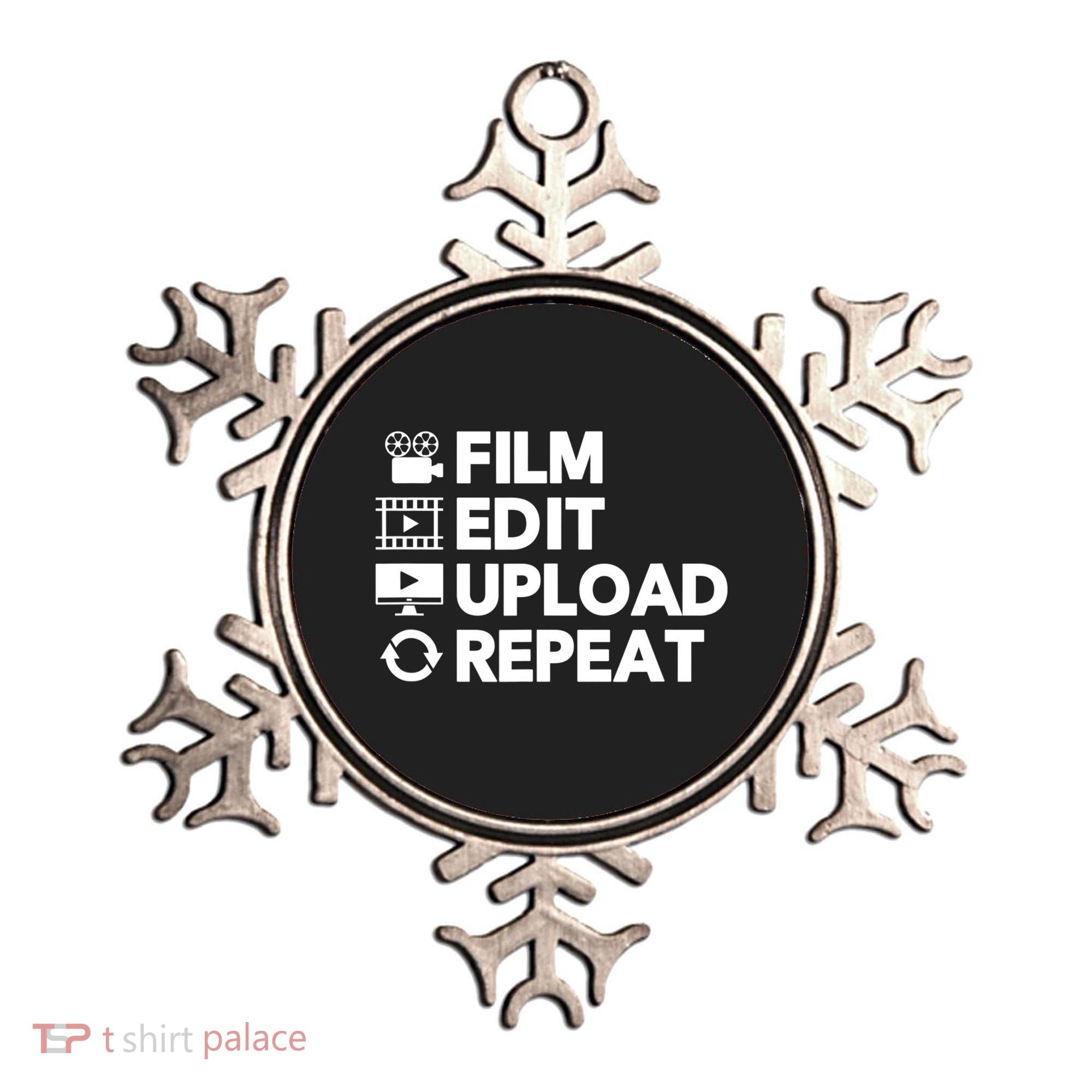 Funny Video Editing Gift Film Making Gift For Video Editor Ornament