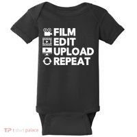 Funny Video Editing Gift Film Making Gift For Video Editor Baby Bodysuit thumb 0