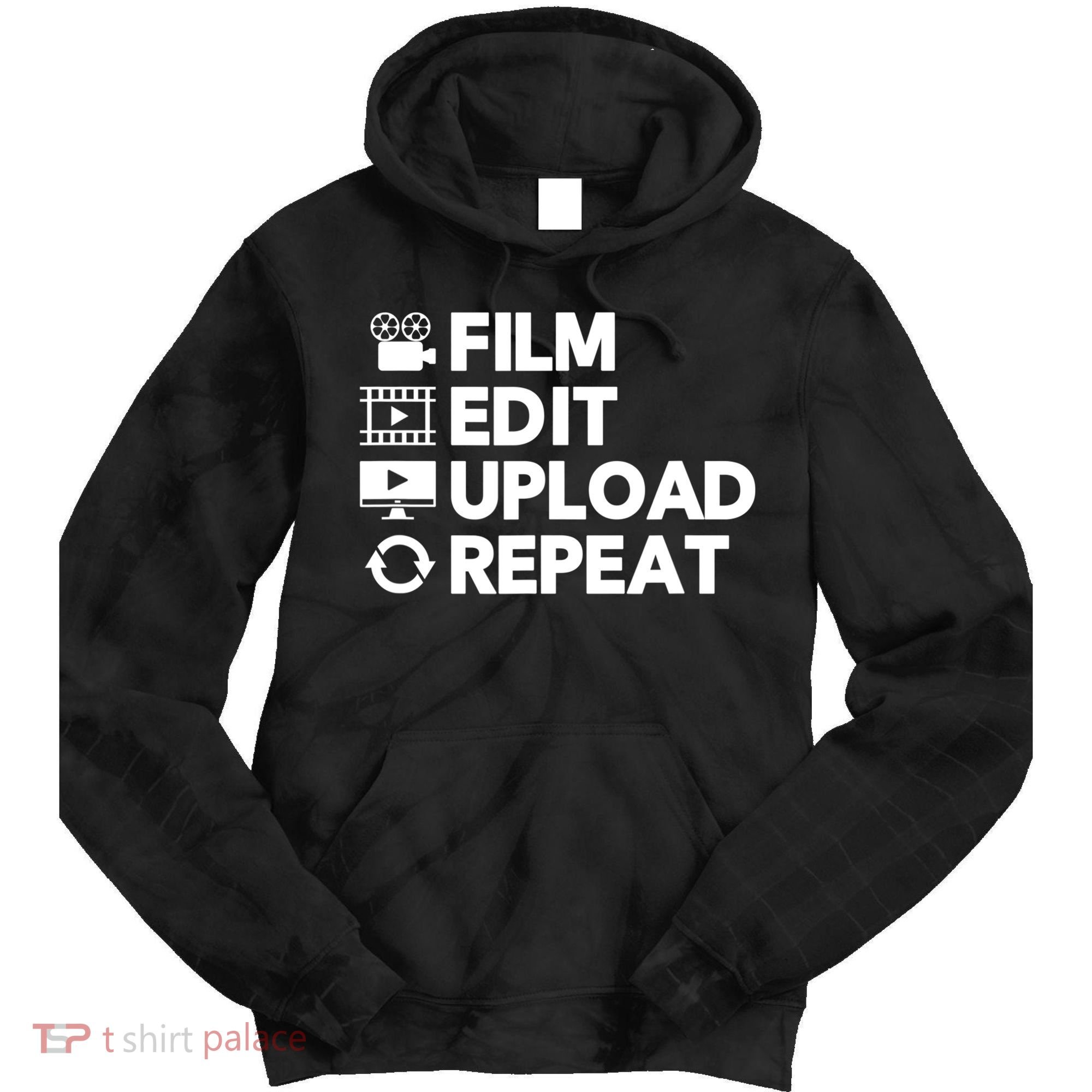 Funny Video Editing Gift Film Making Gift For Video Editor Tie Dye Hoodie