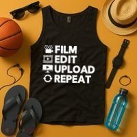 Funny Video Editing Gift Film Making Gift For Video Editor Tank Top thumb 4