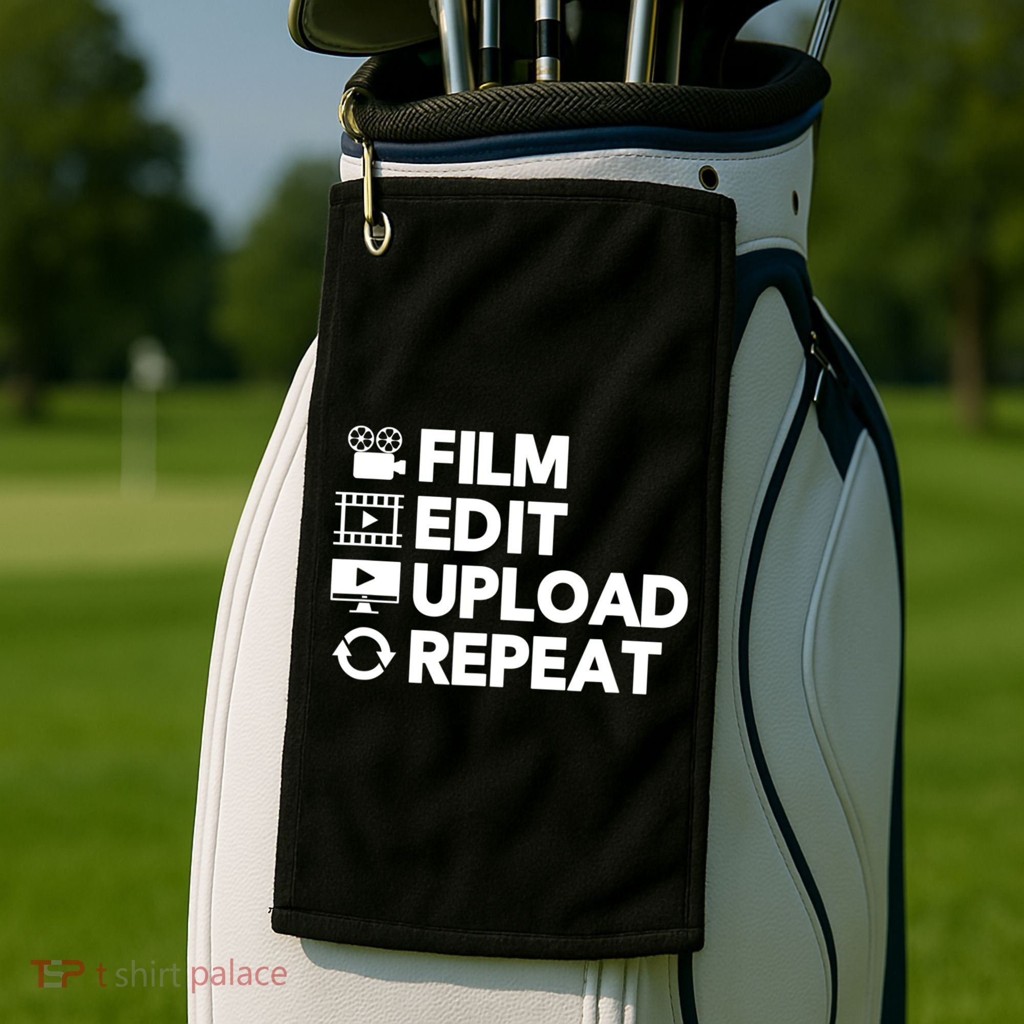 Funny Video Editing Gift Film Making Gift For Video Editor Golf Towel