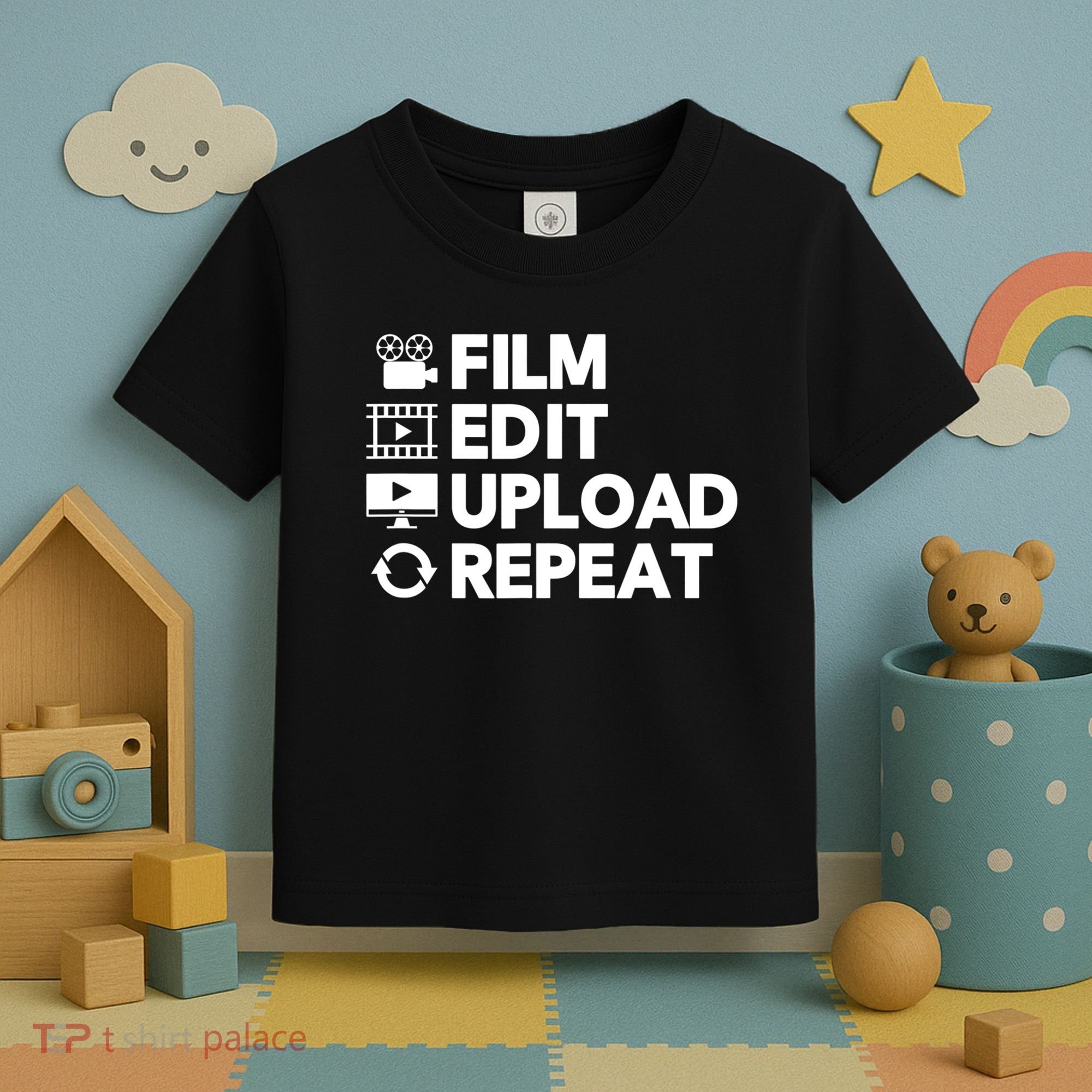 Funny Video Editing Gift Film Making Gift For Video Editor Toddler T-Shirt