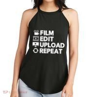 Funny Video Editing Gift Film Making Gift For Video Editor Women's Perfect Tri Rocker Tank thumb 2