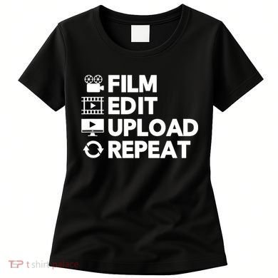 Funny Video Editing Gift Film Making Gift For Video Editor Women's T-Shirt