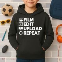 Funny Video Editing Gift Film Making Gift For Video Editor Kids Hoodie thumb 2