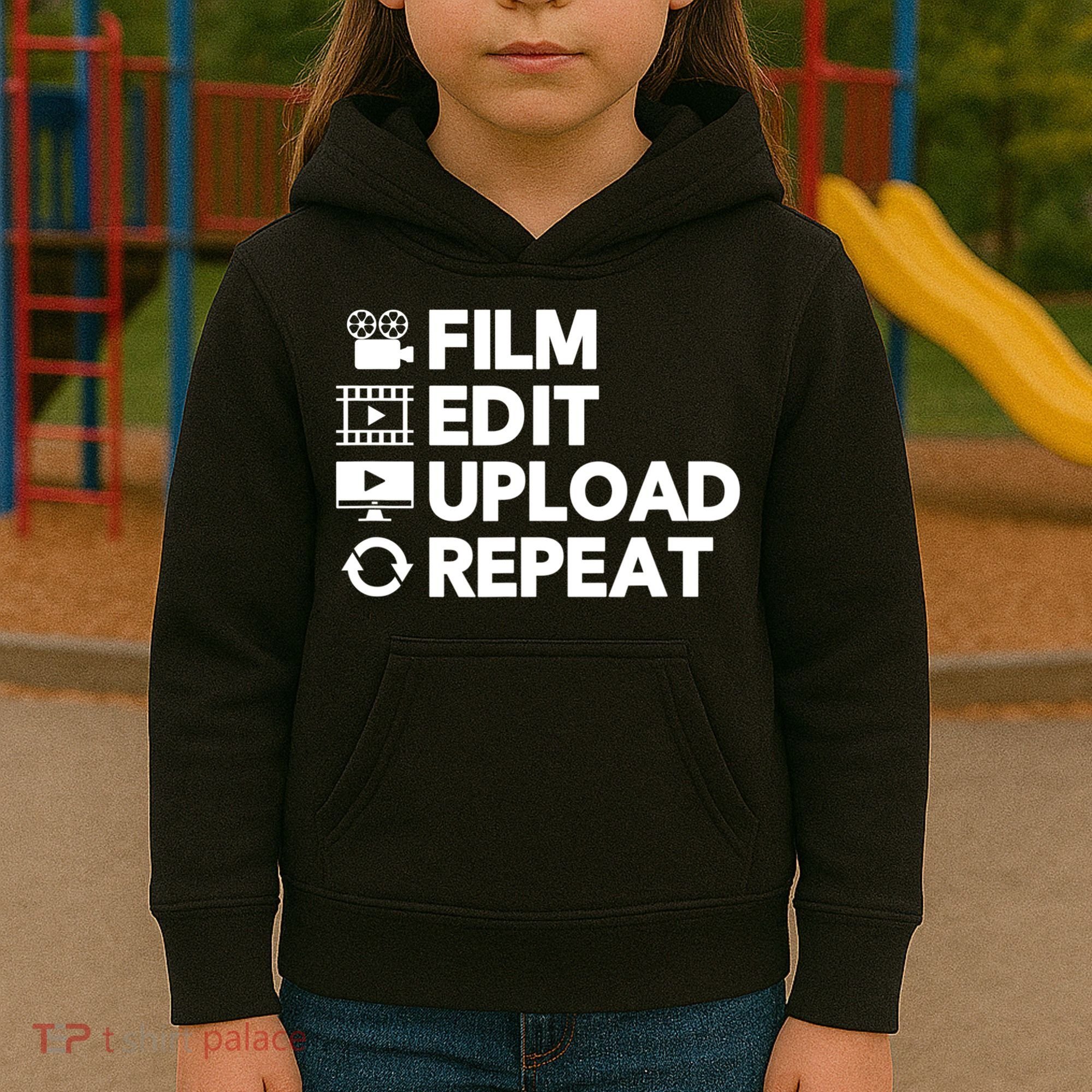 Funny Video Editing Gift Film Making Gift For Video Editor Kids Hoodie