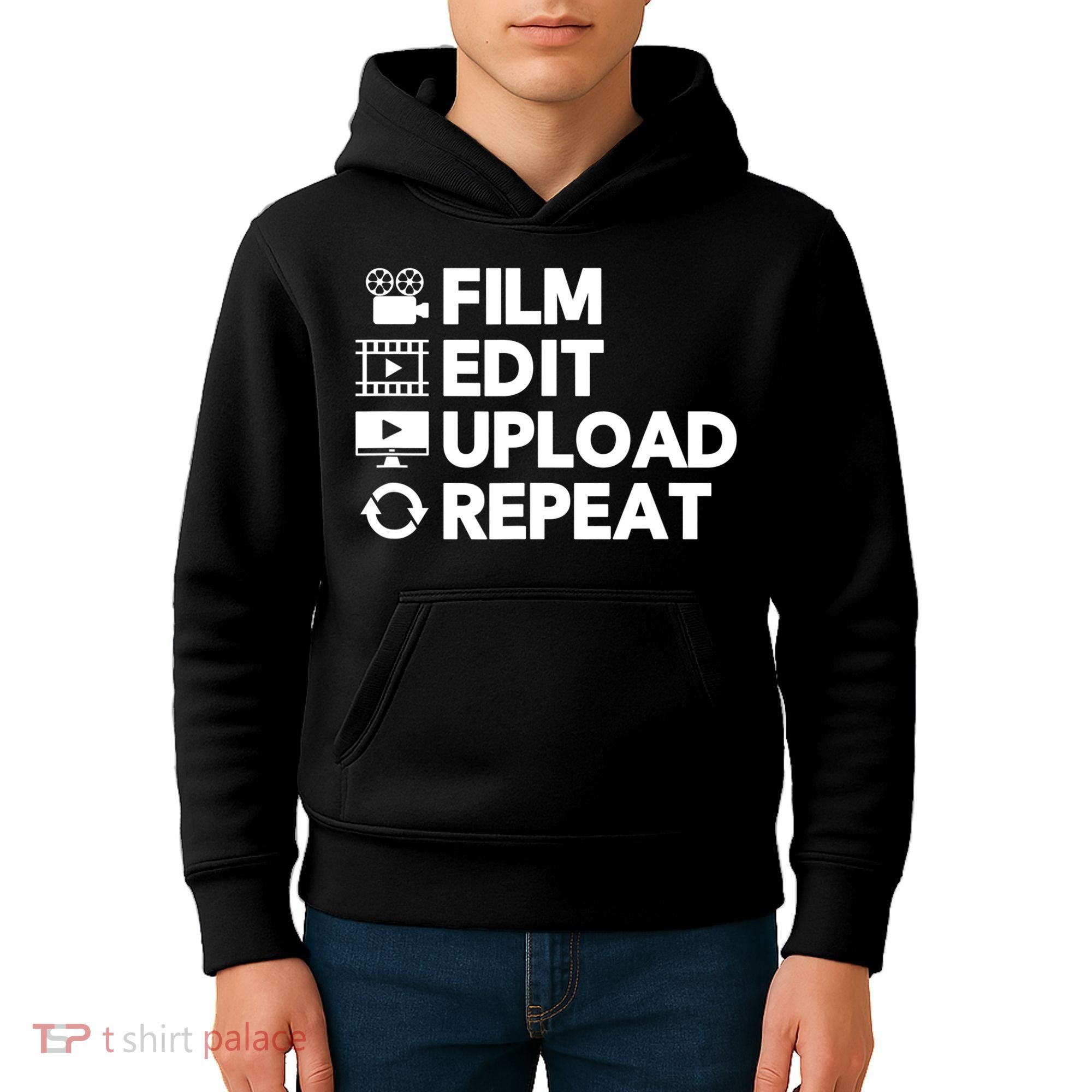 Funny Video Editing Gift Film Making Gift For Video Editor Kids Hoodie