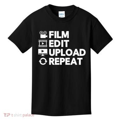 Funny Video Editing Gift Film Making Gift For Video Editor Kids T-Shirt