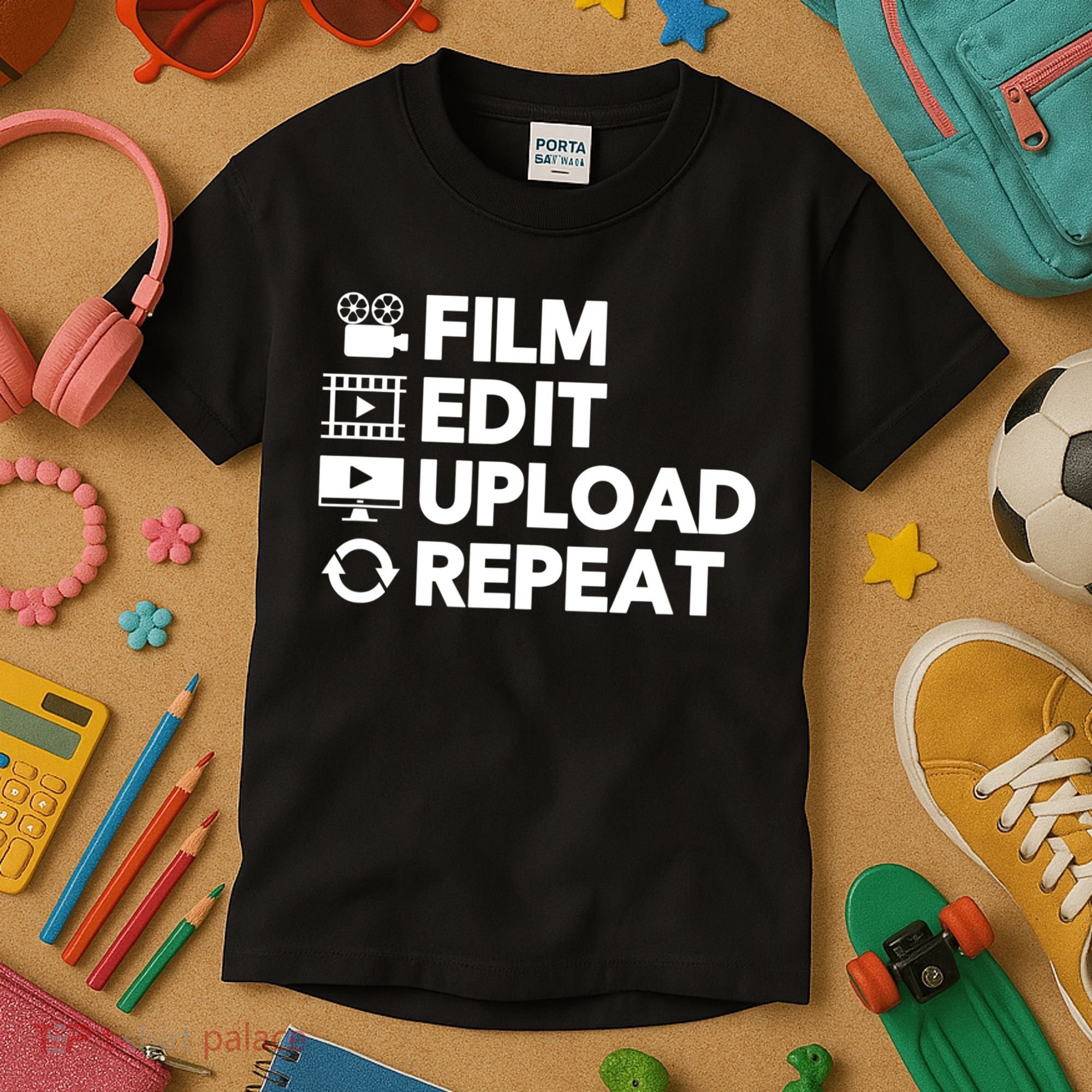 Funny Video Editing Gift Film Making Gift For Video Editor Kids T-Shirt