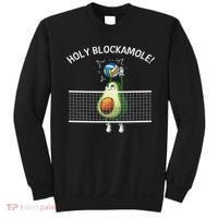 Funny Volleyball For Women Holy Guacamole Player Blocker Sweatshirt thumb 0