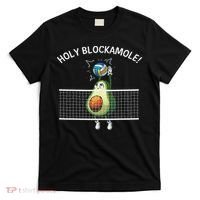 Funny Volleyball For Women Holy Guacamole Player Blocker T-Shirt thumb 0