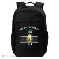 Funny Volleyball For Women Holy Guacamole Player Blocker Backpack thumb 0