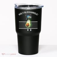 Funny Volleyball For Women Holy Guacamole Player Blocker Tumbler thumb 0