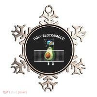 Funny Volleyball For Women Holy Guacamole Player Blocker Ornament thumb 0