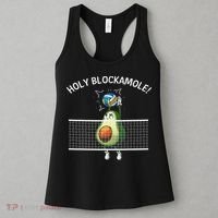 Funny Volleyball For Women Holy Guacamole Player Blocker Women's Tank Top thumb 3