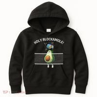 Funny Volleyball For Women Holy Guacamole Player Blocker Kids Hoodie thumb 0