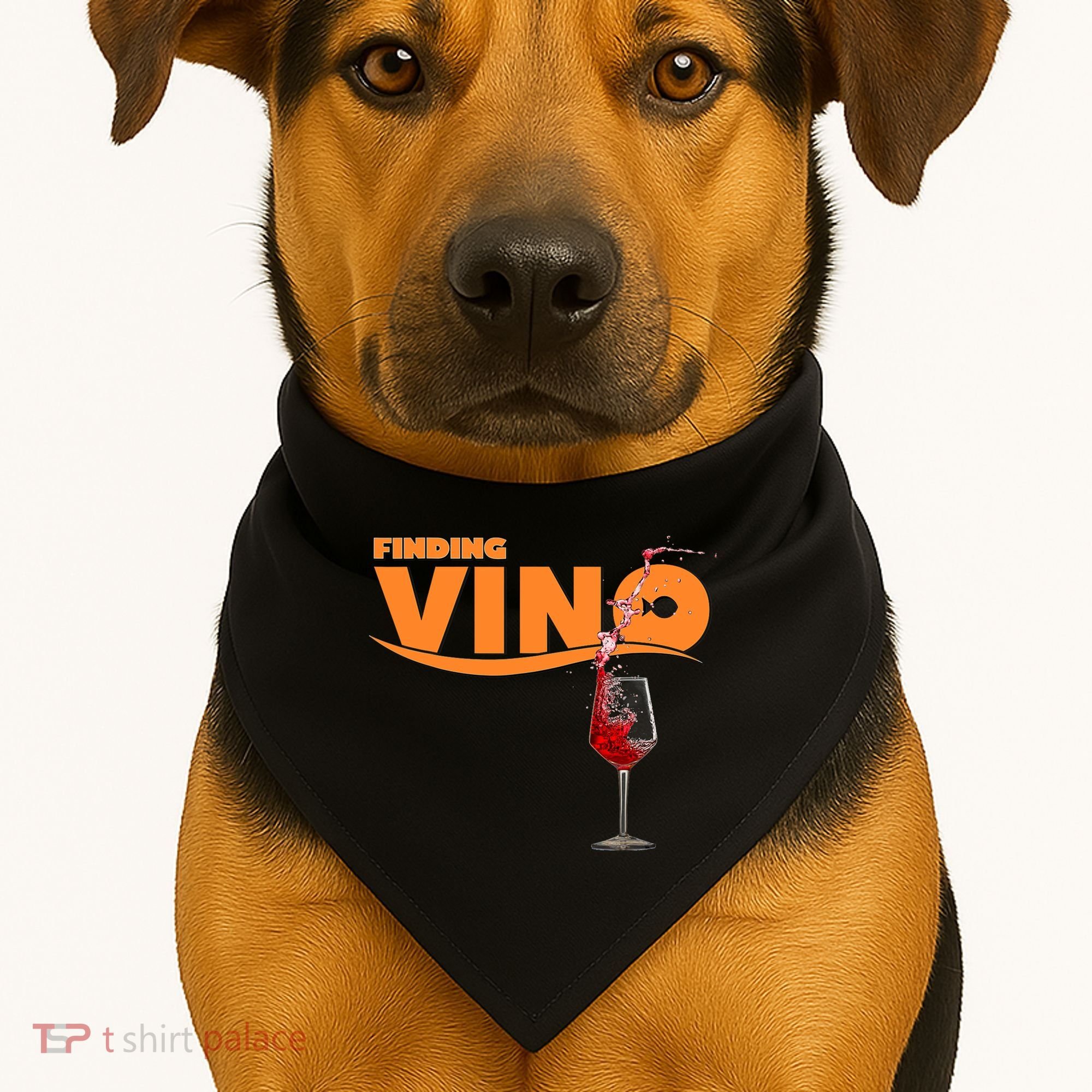 Finding Vino For Wine Lovers USA-Made Doggie Bandana