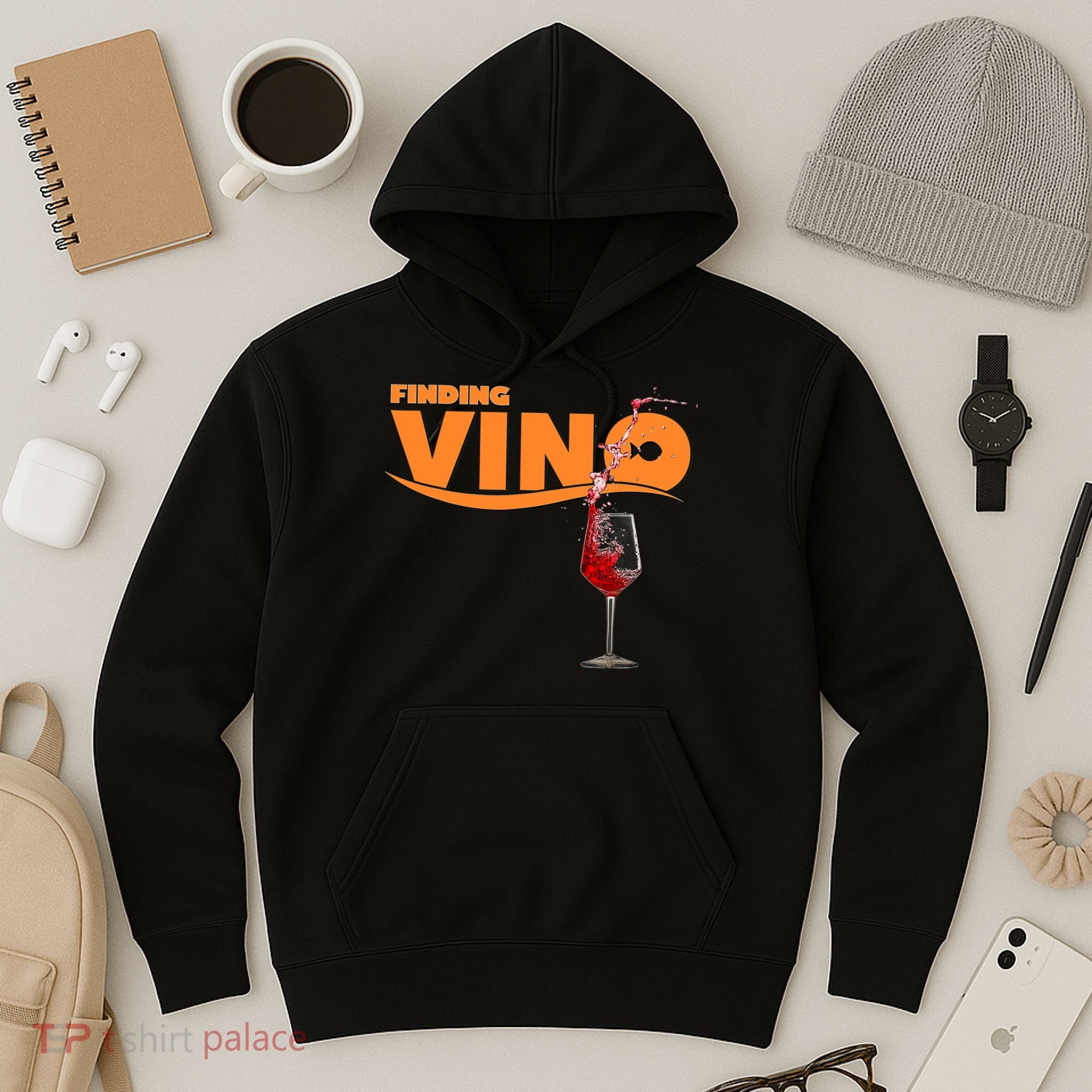 Finding Vino For Wine Lovers Hoodie
