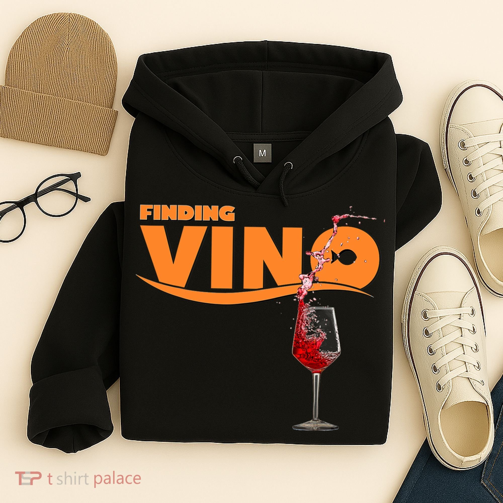 Finding Vino For Wine Lovers Hoodie