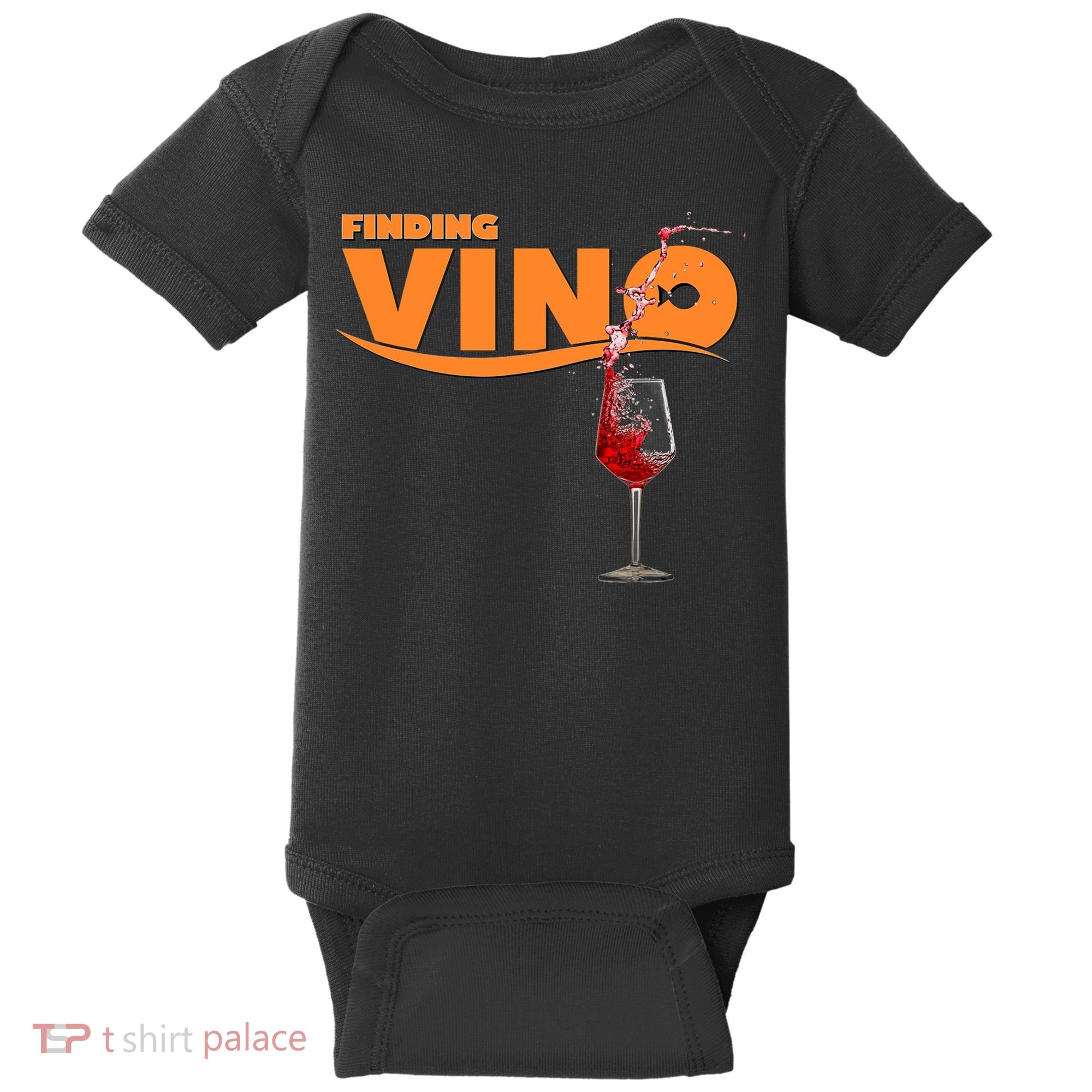 Finding Vino For Wine Lovers Baby Bodysuit