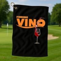 Finding Vino For Wine Lovers Golf Towel thumb 1