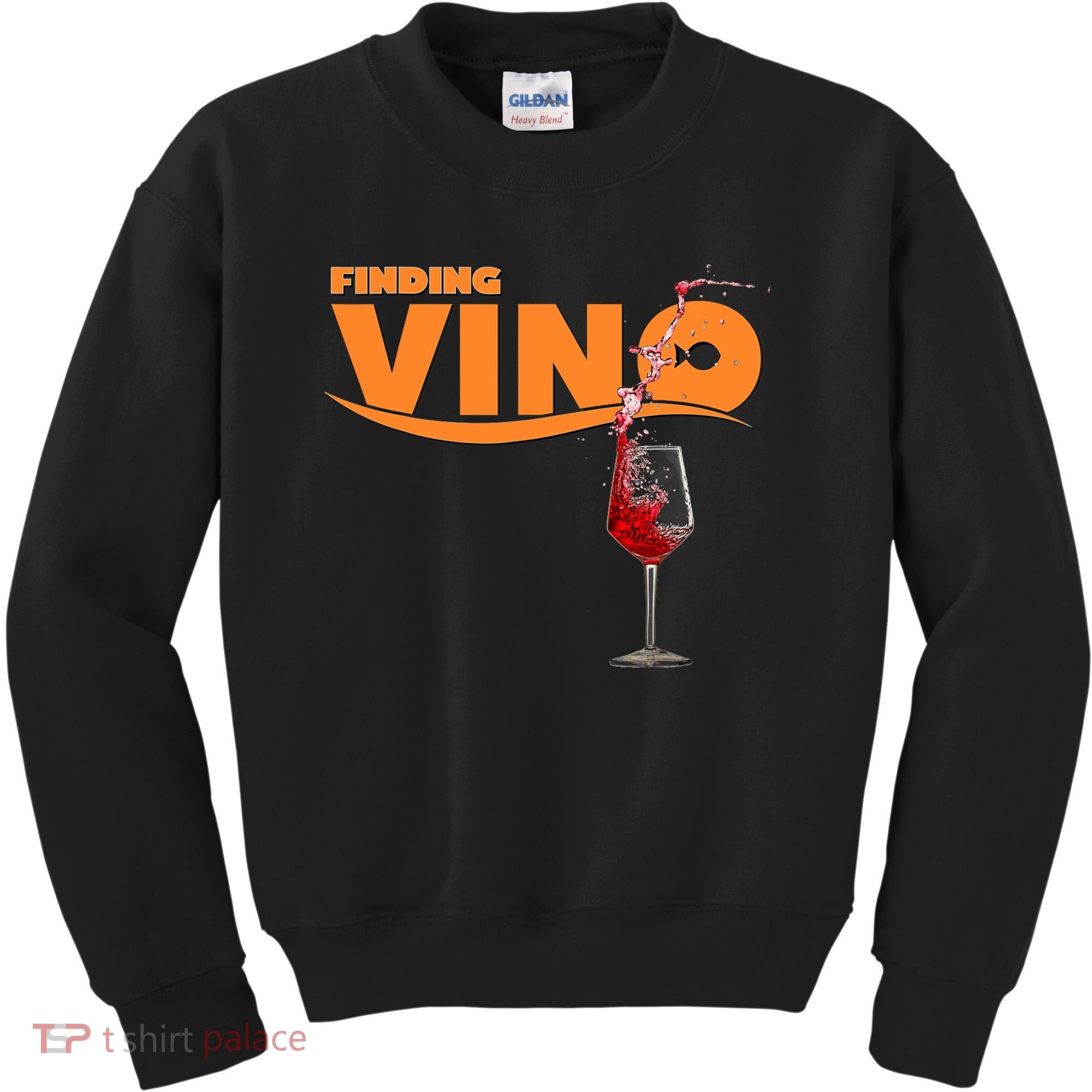 Finding Vino For Wine Lovers Kids Sweatshirt