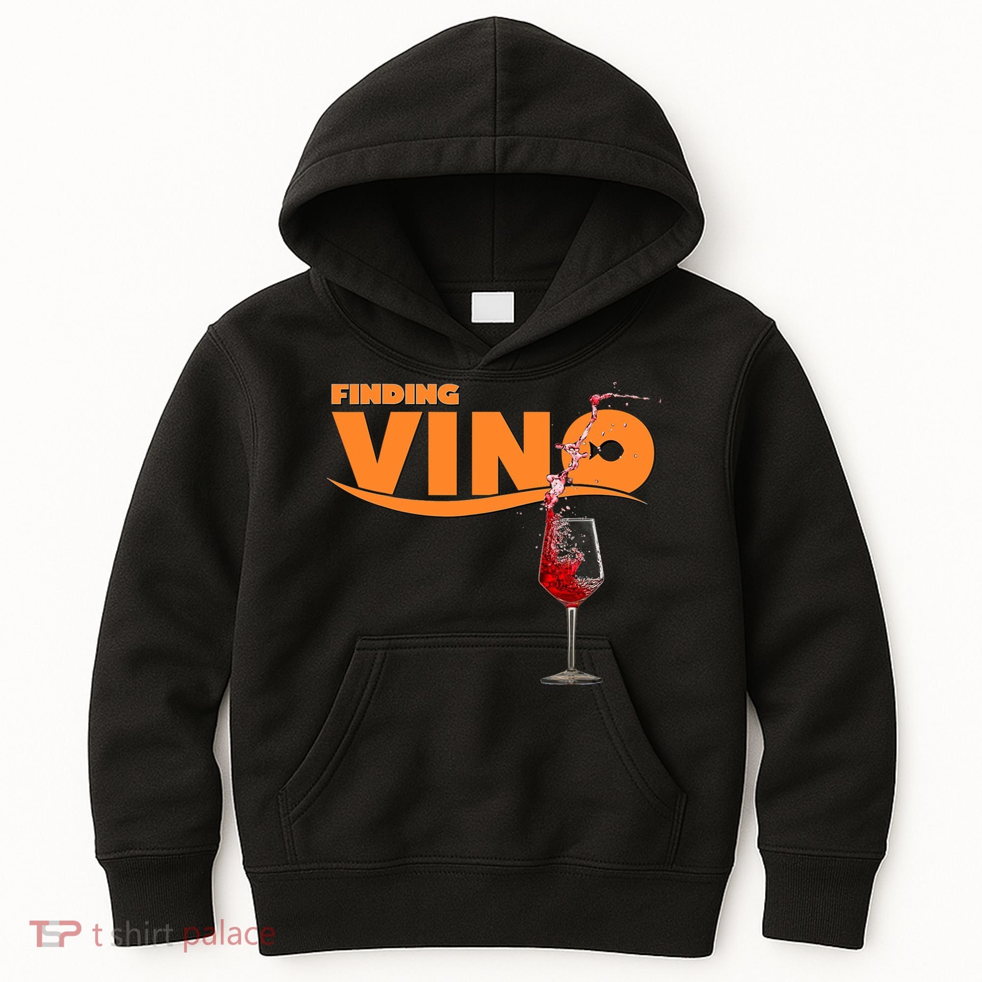 Finding Vino For Wine Lovers Kids Hoodie