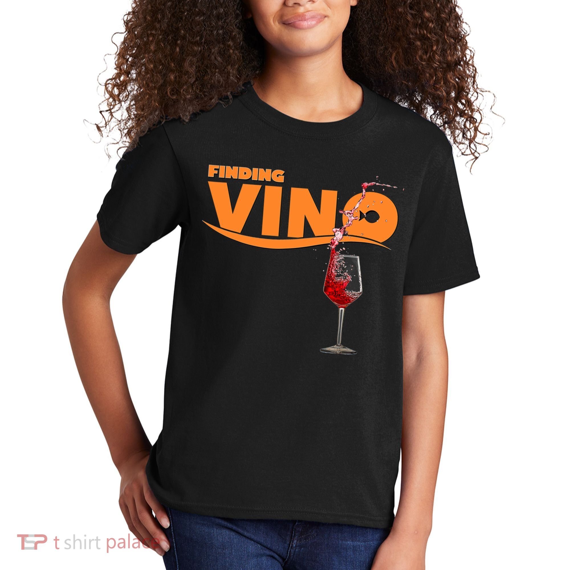 Finding Vino For Wine Lovers Kids T-Shirt