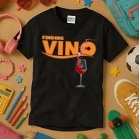 Finding Vino For Wine Lovers Kids T-Shirt thumb 3