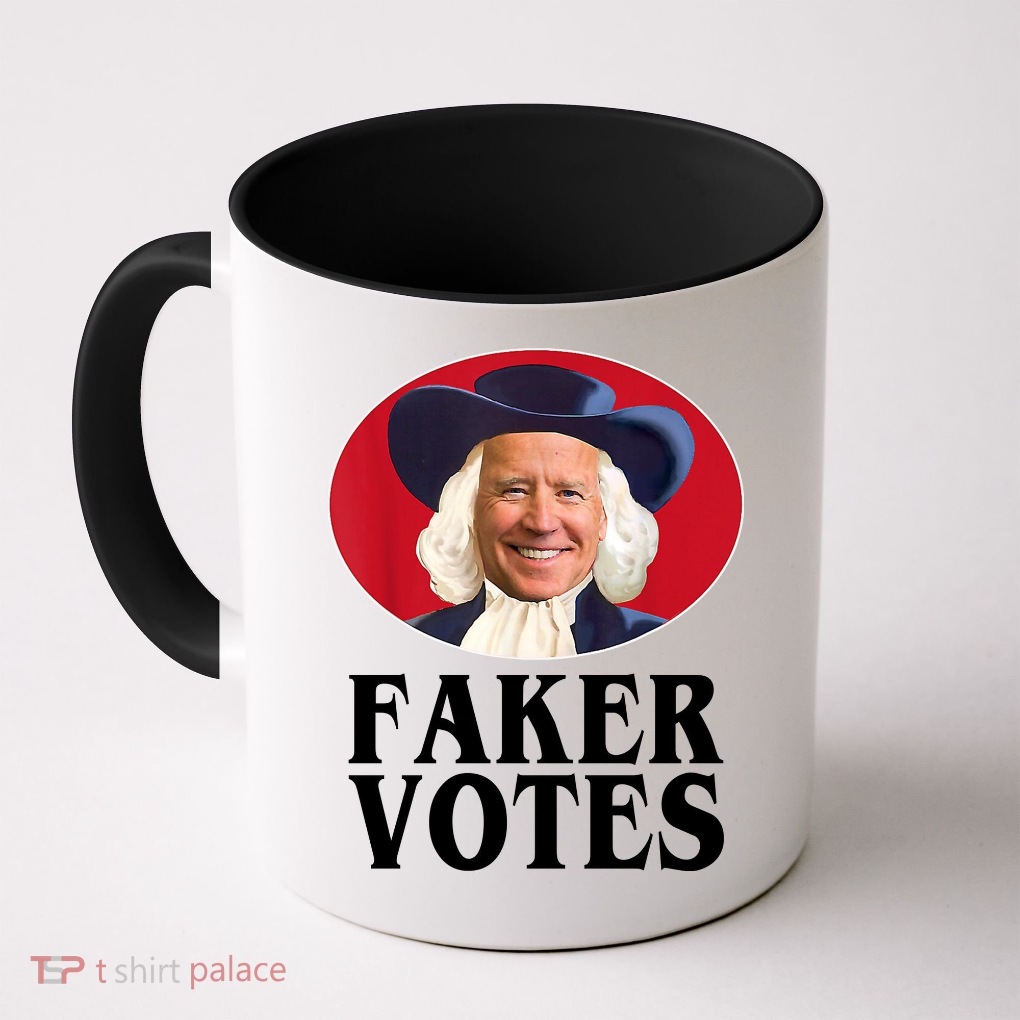 Faker Votes Funny Joe Biden Election Coffee Mug