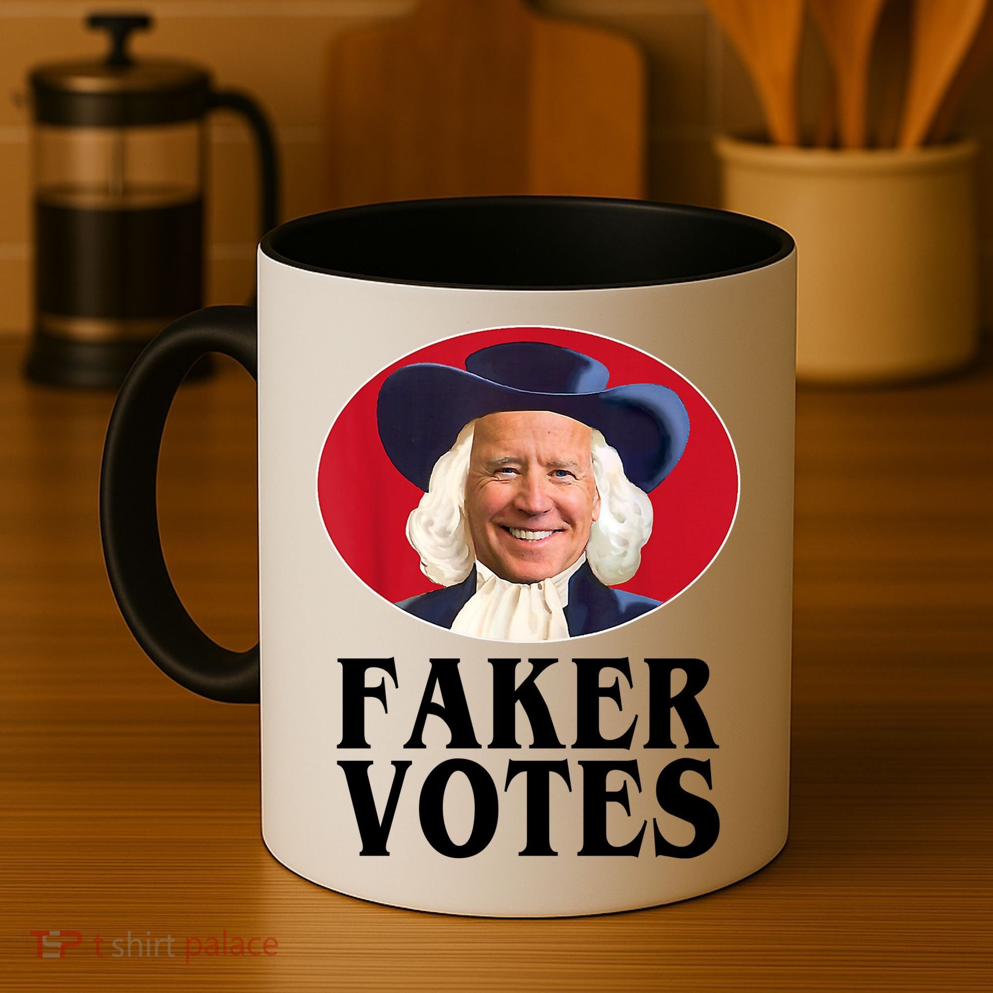 Faker Votes Funny Joe Biden Election Coffee Mug