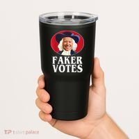 Faker Votes Funny Joe Biden Election Tumbler thumb 2