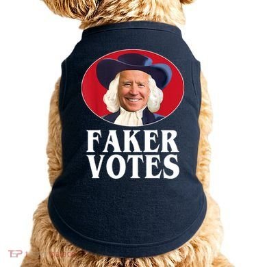 Faker Votes Funny Joe Biden Election Doggie Tank