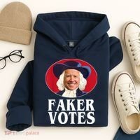 Faker Votes Funny Joe Biden Election Hoodie thumb 4