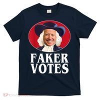 Faker Votes Funny Joe Biden Election T-Shirt thumb 0