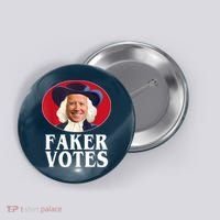 Faker Votes Funny Joe Biden Election Button thumb 0