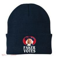 Faker Votes Funny Joe Biden Election Beanie thumb 0